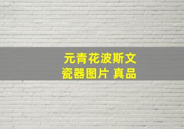 元青花波斯文瓷器图片 真品